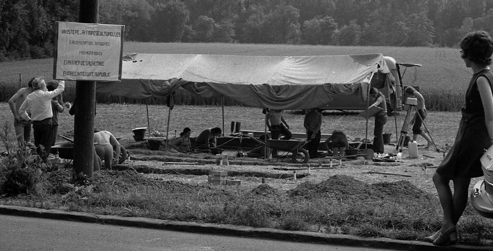 Les premières fouilles (1972)